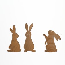 Zajíčci - dekorace na zeď