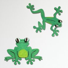 Žabky - dekorace na zeď