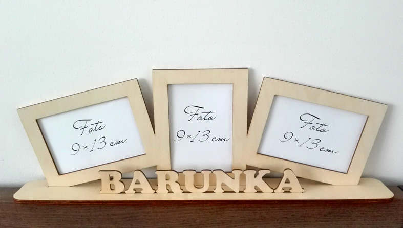 Rámiky na fotografie v stojane S MENOM