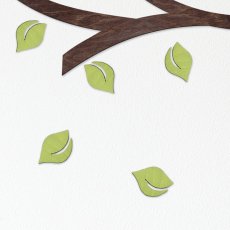Listy - dekorace na zeď (5 ks)
