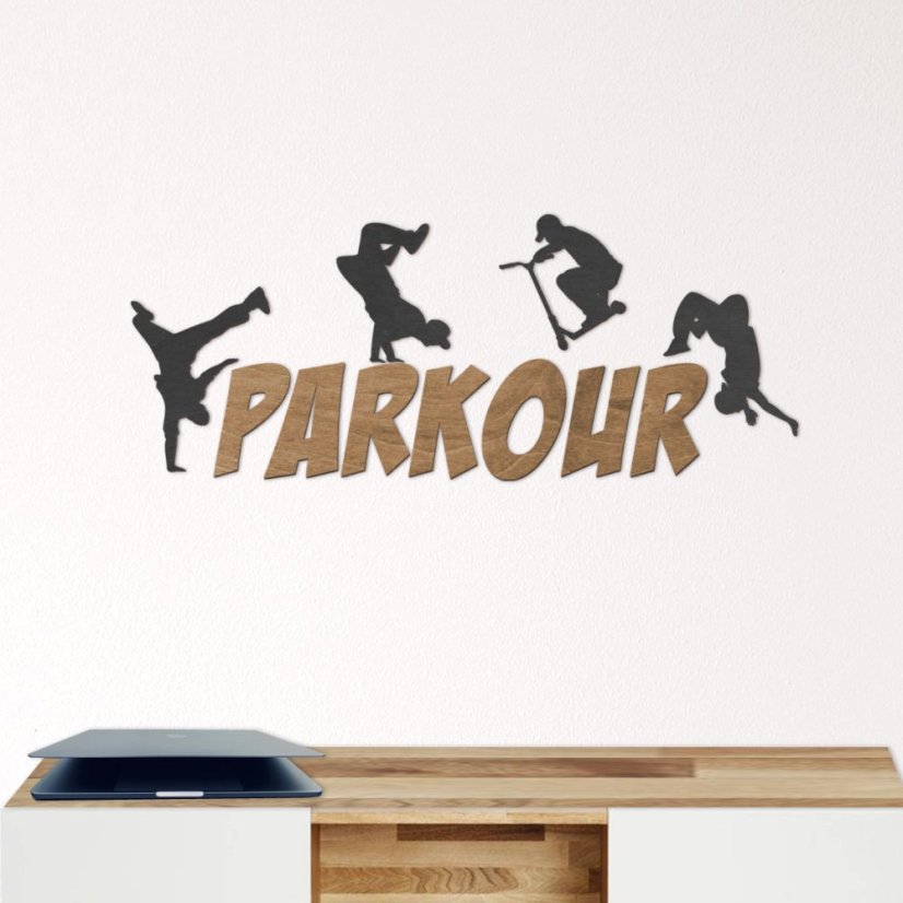 Dřevěná písmenka / čísla - barevná - Typ písma: Font 3, Výška písmen: 5 cm