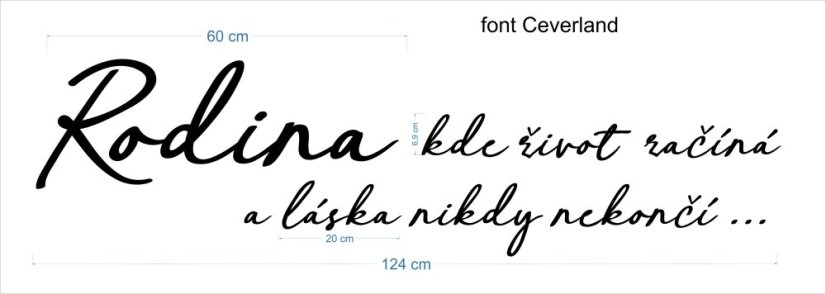 Dřevěný nápis na přání (cena za písmenko)