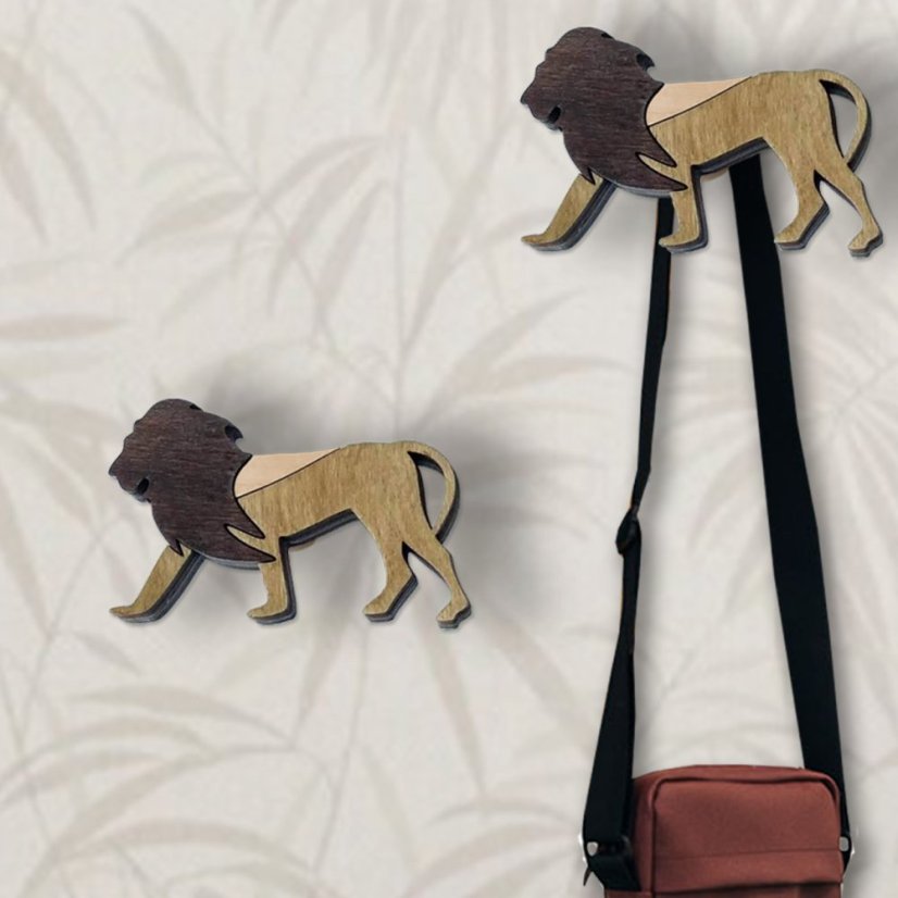 Věšák Zvíře - kolekce Safari - Motiv: Krokodýl