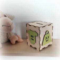 Pokladnička pro miminko (barvy na přání)