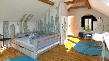 Věšáky a úchytky Piškvorky - Křížek / reference od designérky Markéty Daňkové