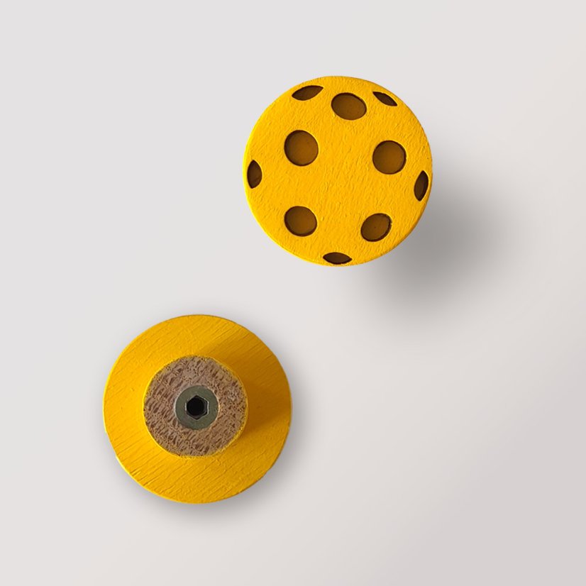 Úchytka FLORBALOVÝ MÍČ - Velikost: 8 cm