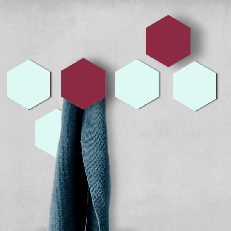 Vešiak HEXAGONY