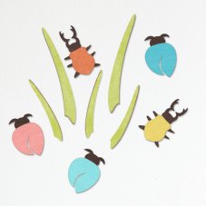 Broučci - dekorace za zeď (5 ks)