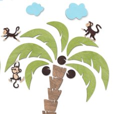 Opice - dekorace na zeď