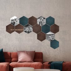 HEXAGON - dekorácia na stenu