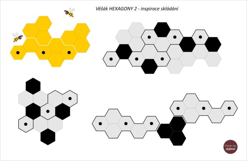 Dekoratívny diel HEXAGONY 2