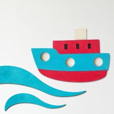 Parník - dekorace na zeď